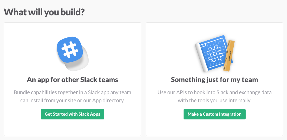 Develop a Slack Custom Integration
